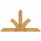 Ekena Millwork Richland Rough Sawn Timber Gable Bracket, Western Red Cedar, 72"W x 39"H x 6"D x 6"F, 13/12 Pitch GBW072X39X0606RIC00RWR - alternate 1